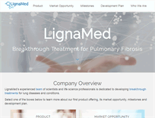 Tablet Screenshot of lignamed.com